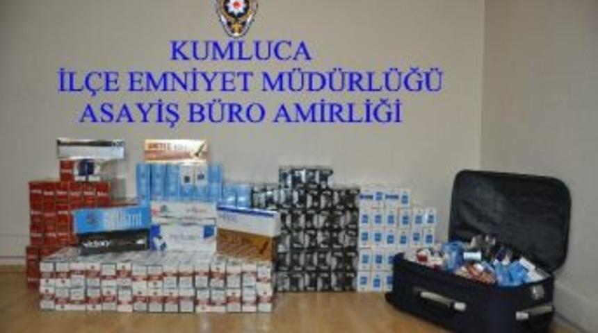 Antalya'da 2 Bin 88 Paket Ka&ccedil;ak Sigara Ele Ge&ccedil;irildi