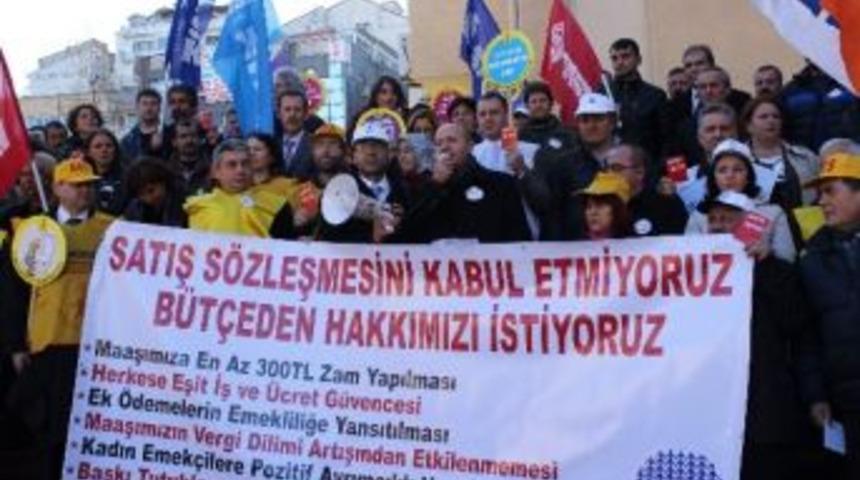 Trabzon&rsquo;da Kesk&rsquo;ten B&uuml;t&ccedil;e Eylemi