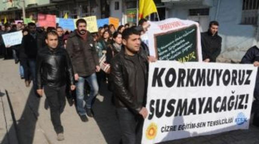 Kesk &Uuml;yeleri Cizre'de Bir G&uuml;nl&uuml;k İş Bıraktı