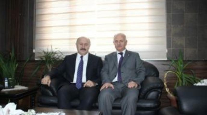 Sp Adayı Burak'tan Başkan Polat'a Ziyaret