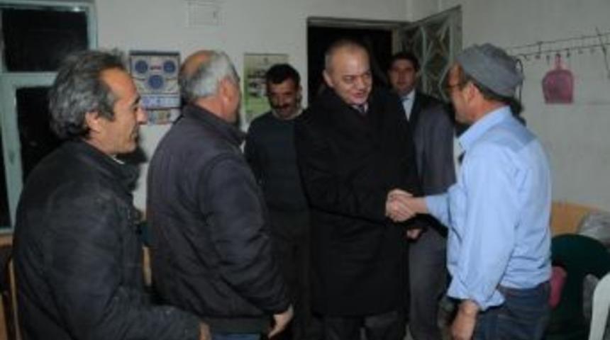 Başkan Erg&uuml;n'den İl&ccedil;e K&ouml;ylerine Ziyaret