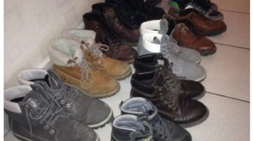 Konya'da Ayakkabı Hırsızları Yakalandı