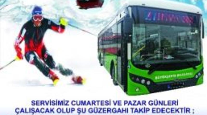 Erciyes'e Otob&uuml;s Seferleri Başlıyor