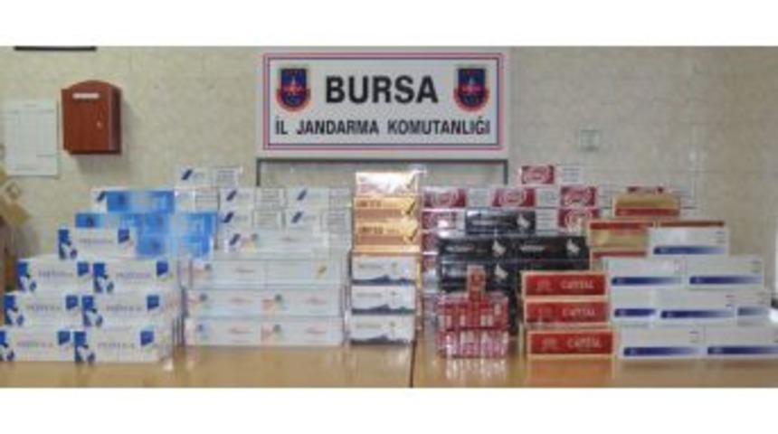 Bursa'da 6 Bin 728 Paket Ka&ccedil;ak Sigara Ele Ge&ccedil;irildi