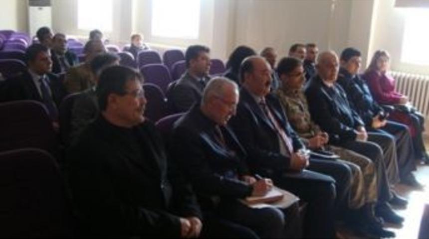 Yeşilyurt&rsquo;ta, İl&ccedil;e İdare Şube Başkanları Toplantısı Yapıldı