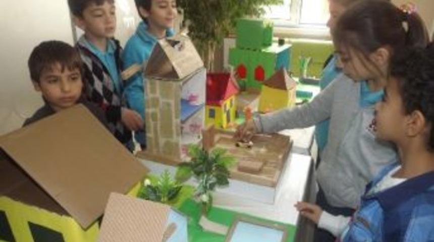 Aksaray'da Minik &Ouml;ğrencilerden Sergi