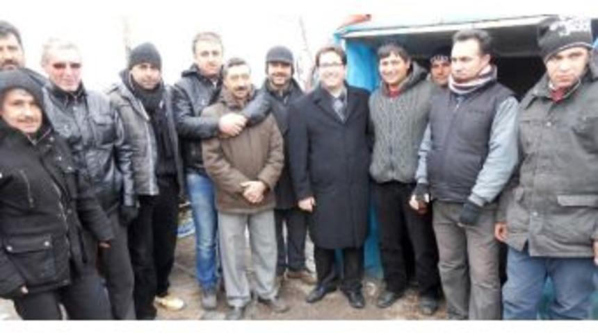 Aksaray'da Başkan Adayı Yazgı, Pazarcı Esnafını Dinledi