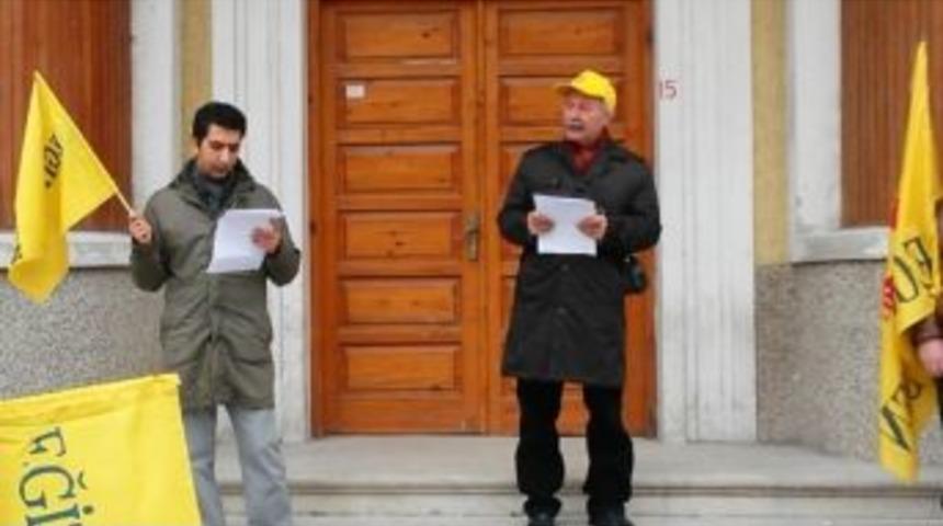 Eğitim-sen Vize Temsilciliği Grev Yaptı