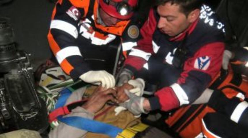 Yaralı Vatandaş, Ortak &Ccedil;alışmayla Kurtarıldı