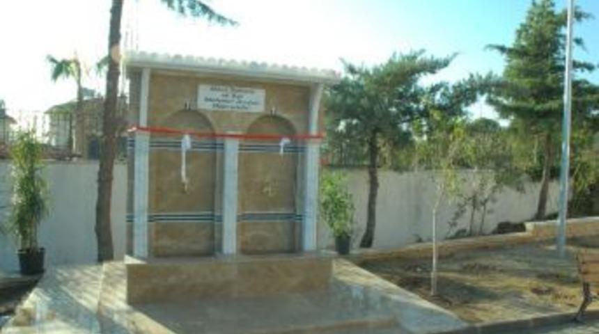 Halk Eğitim Bah&ccedil;esine &Ccedil;eşme Hayratı