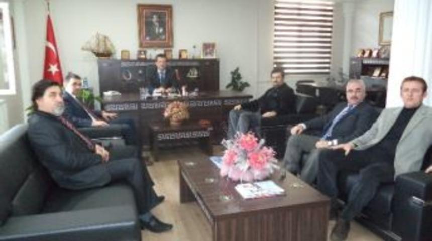 Hayrabolu Ticaret Ve Sanayi Odası Y&ouml;netimi, Kaymakam Orhan&rsquo;ı Ziyaret Etti