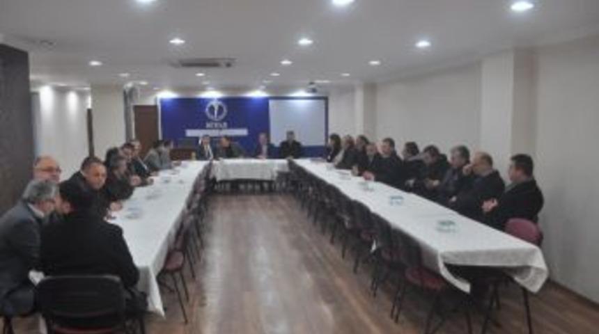 Ak Parti D&uuml;zce Başkan Adayı Mehmet Keleş M&uuml;siad'ı Ziyaret Etti