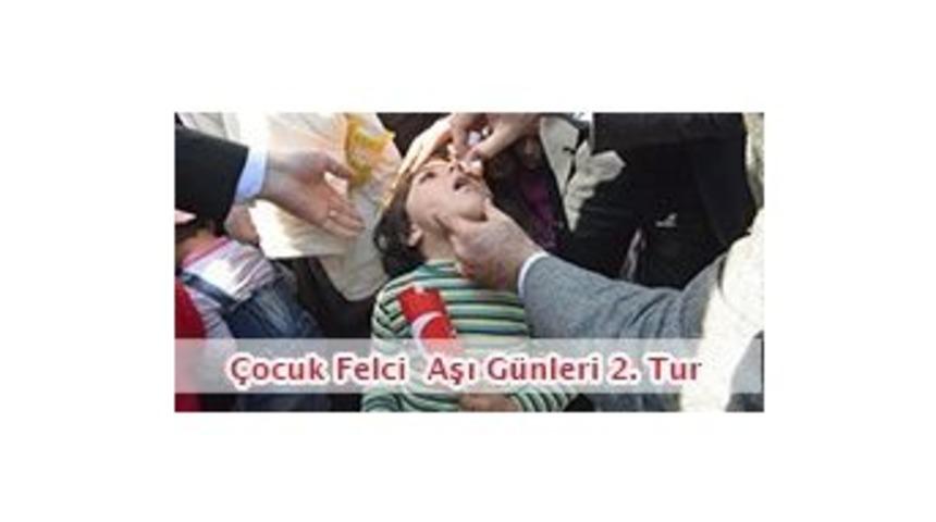 Şanlıurfa&rsquo;da 2&rsquo;nci &Ccedil;ocuk Felci Aşısı Yapılacak