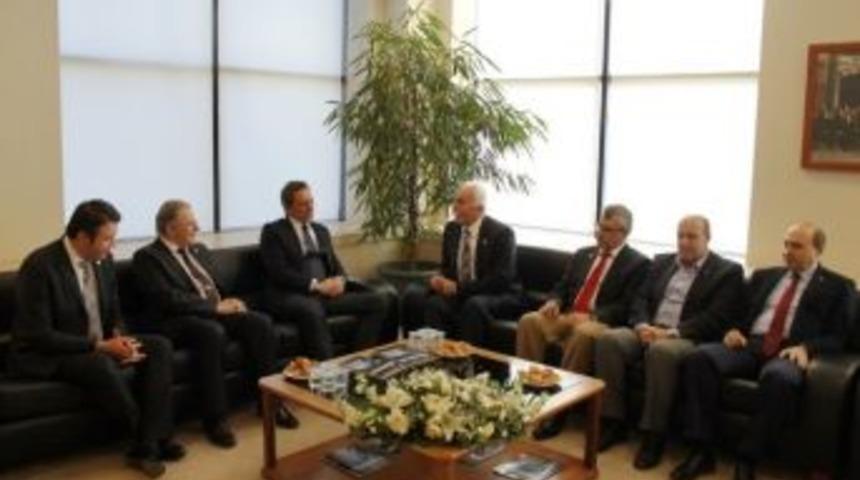 Saadet Partisi Genel Başkanı Mustafa Kamalak Btso&rsquo;yu Ziyaret Etti