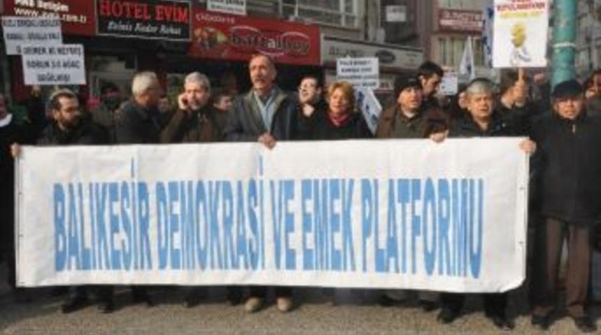 Balıkesir'de Stk Eylemi