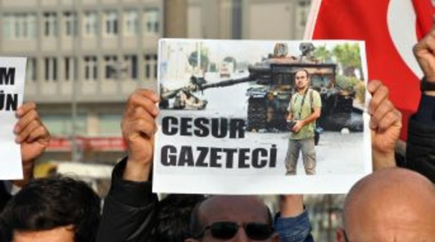 Ka&ccedil;ırılan Gazeteci I&ccedil;in Hemşehrileri Eylem Yaptı