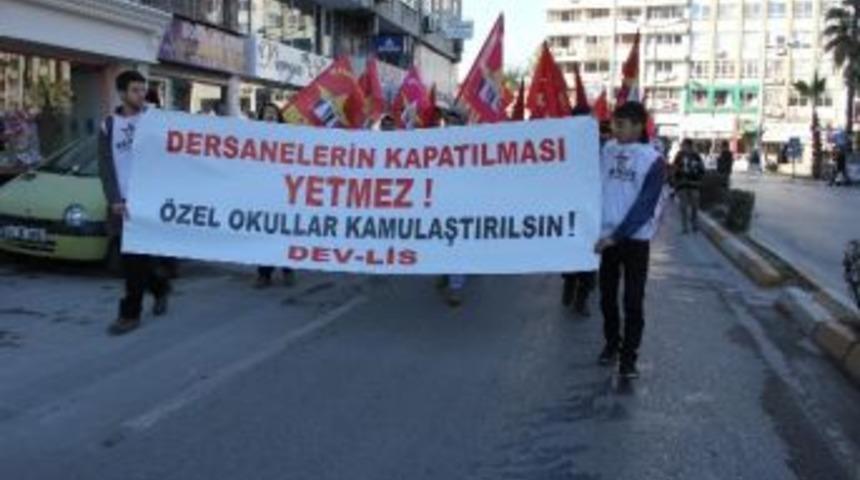 Dev-lis: "dershanelerin Kapatılması Yetmez, &Ouml;zel Okullar Kamulaştırılsın"