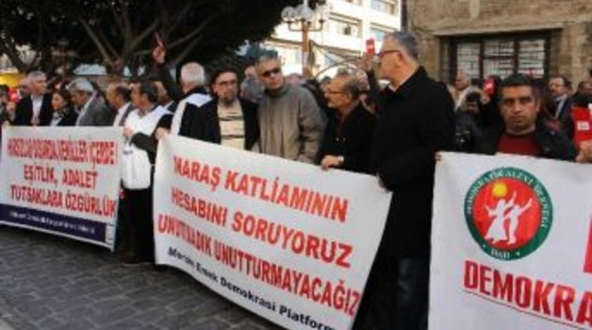 Mersin'de 'maraş Olayları'nda Hayatını Kaybedenler Anıldı