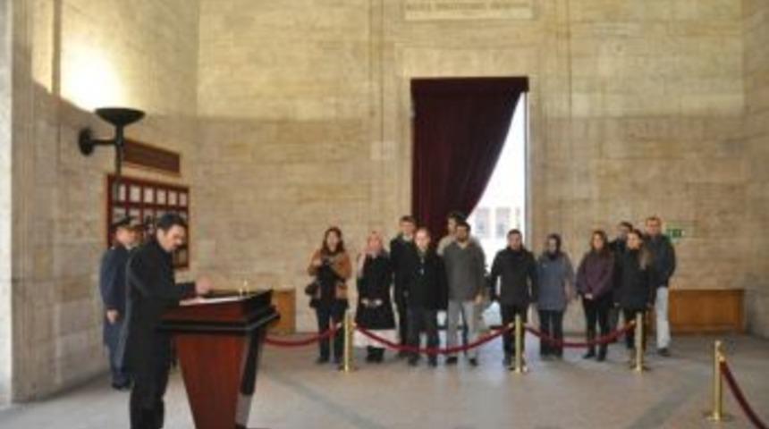 &Ouml;geder Anıtkabir&rsquo;i Ziyaret Etti