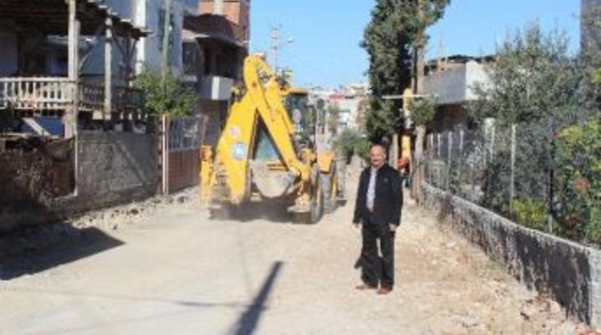 Sarı&ccedil;am&rsquo;da İkinci Etap Yol &Ccedil;alışmaları