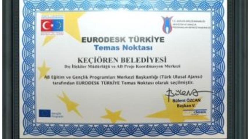 Ke&ccedil;i&ouml;ren Belediyesi Eurodesk Temas Noktası Oldu