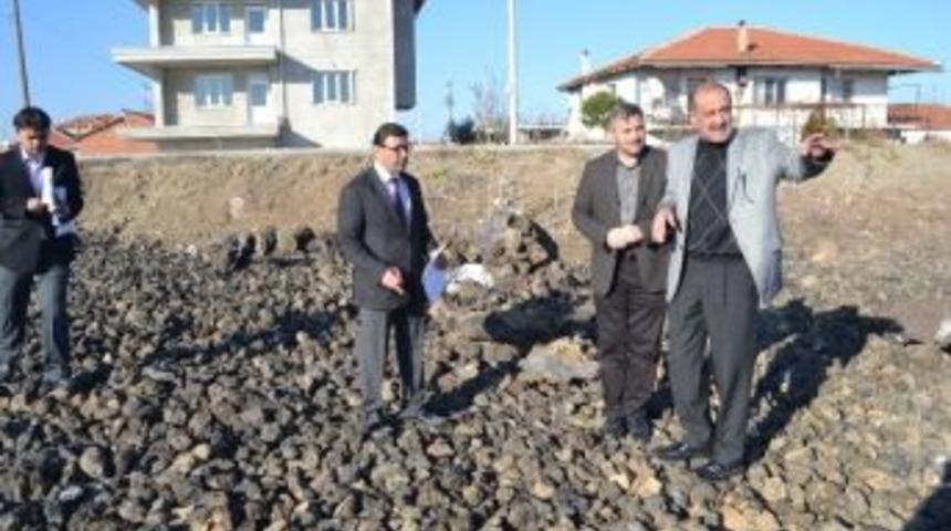 Aşkın Ticaret Meslek Lisesi Arsasını Yerinde İnceledi