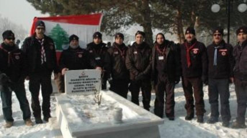 Cemal Paşa L&uuml;bnanlı İzciler Tarafından Erzurum'da Anıldı