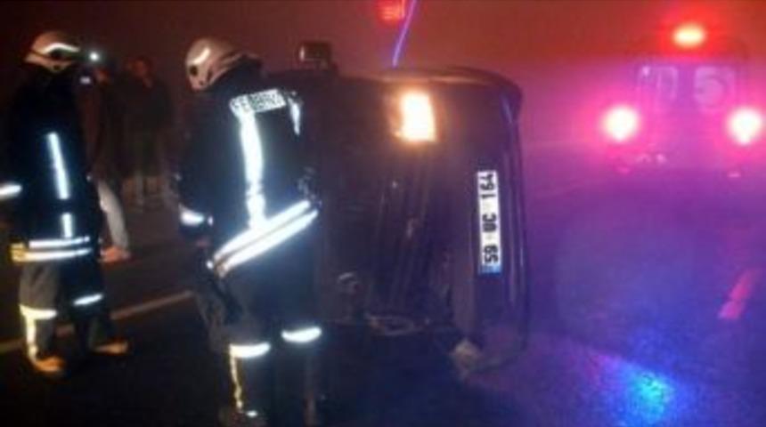 Tekirdağ'da Trafik Kazası: 1 Yaralı