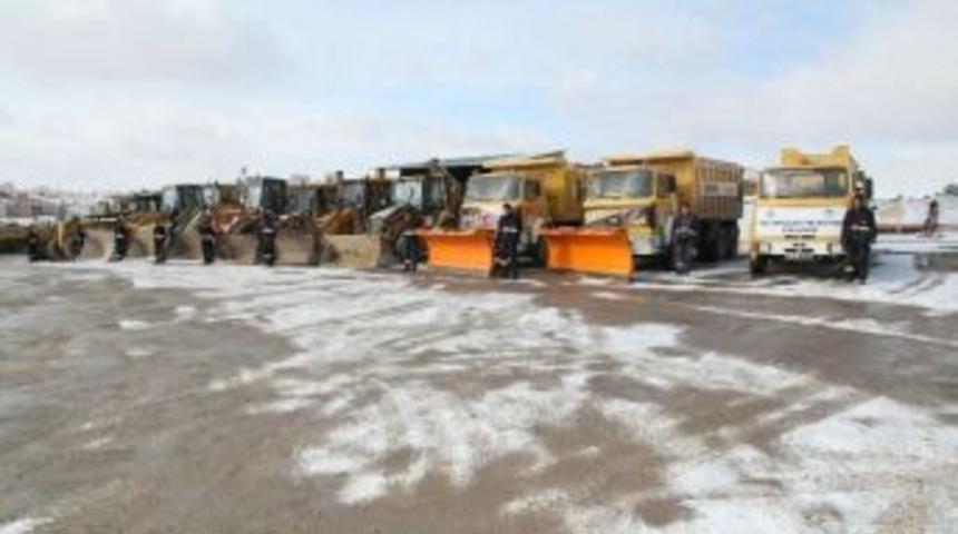 Odunpazarı&rsquo;nda Kış M&uuml;cadele &Ccedil;alışmaları