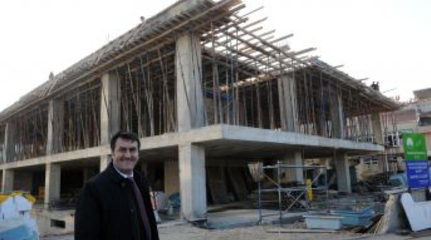 Soğanlı K&uuml;lt&uuml;r Merkezi Hızla Y&uuml;kseliyor