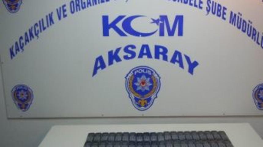 Aksaray&rsquo;da Ka&ccedil;ak Cep Telefonu Operasyonu