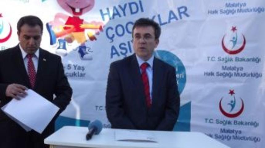 &Ccedil;ocuk Felci Destek Aşılama Programı T&ouml;renle Başlatıldı