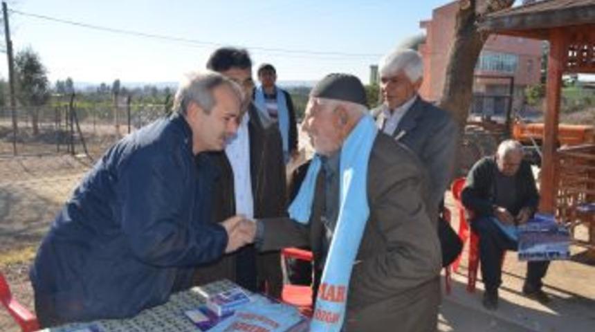 Başkan &Ouml;zgan, Il&ccedil;eye Bağlı 7 K&ouml;y&uuml; Ziyaret Etti