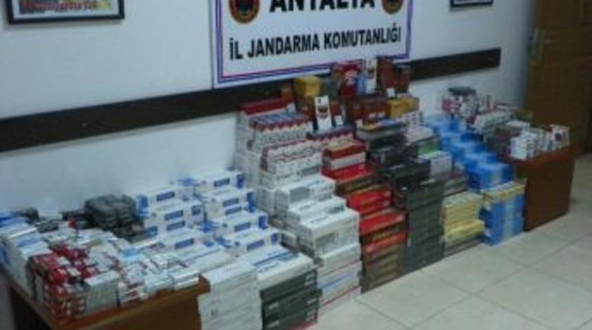 Jandarmadan Ka&ccedil;ak Sigara Operasyonu