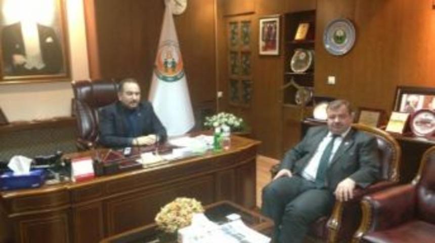 Başkan Torun&rsquo;dan Başkan Teke&rsquo;ye Ziyaret