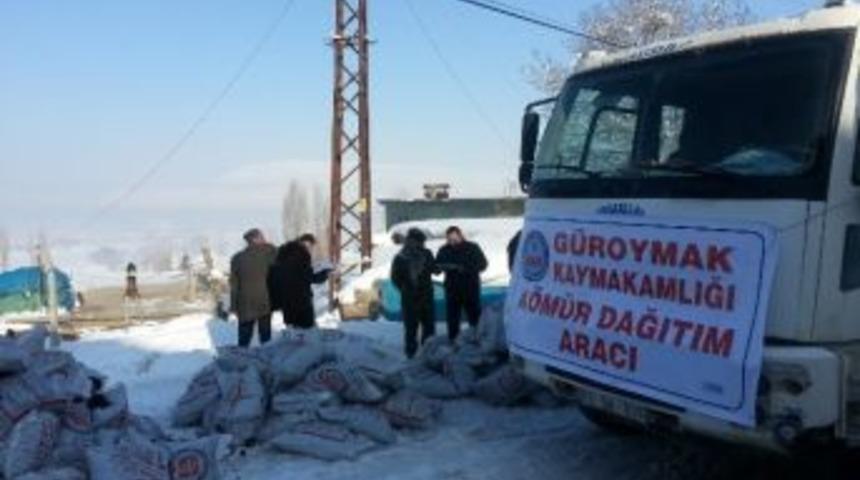 G&uuml;roymak&rsquo;ta Yardım K&ouml;m&uuml;r&uuml; Dağıtımına Başlandı
