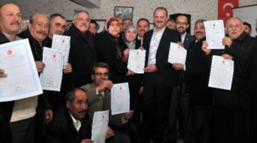 130 Vatandaş Tapusuna Kavuştu