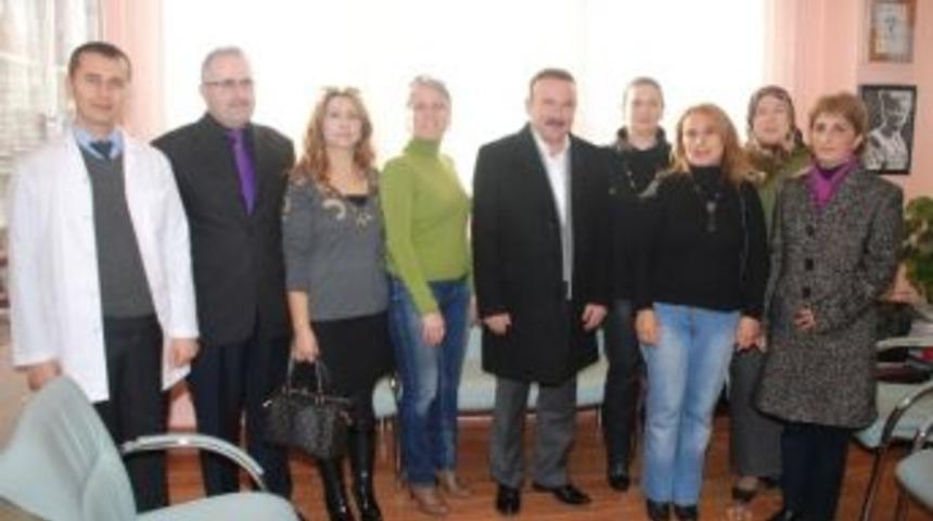 Başkan Doğan 24 Kasım Anadolu Lisesi'ni Ziyaret Etti