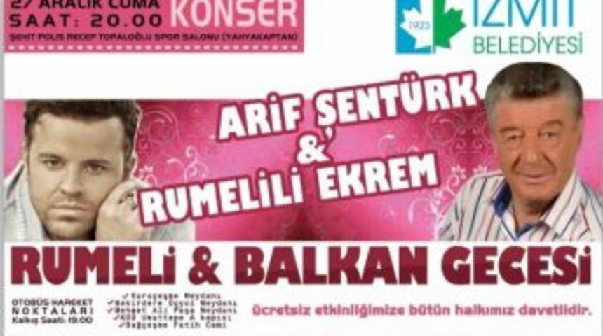 İzmit&rsquo;te Rumeli-balkan Gecesi