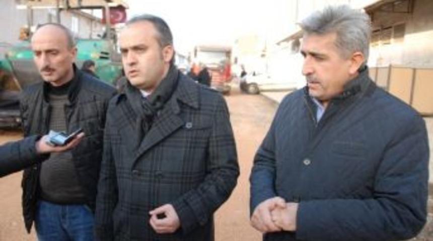 Tabakhane Caddesi Asfaltlanıyor