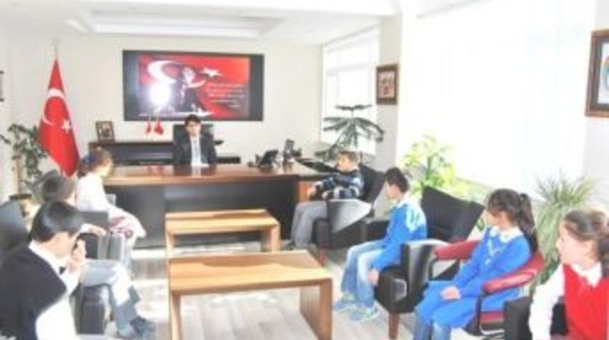Şehirlioğlu Öğrencileri Kaymakamı Ziyaret Etti