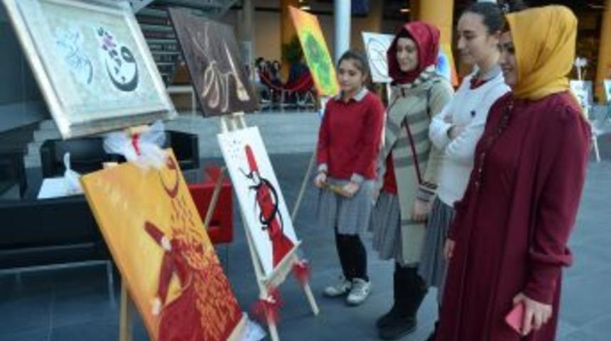 Yelkenoğlu &Ouml;ğrencilerinden Mevl&acirc;na Resimleri Sergisi