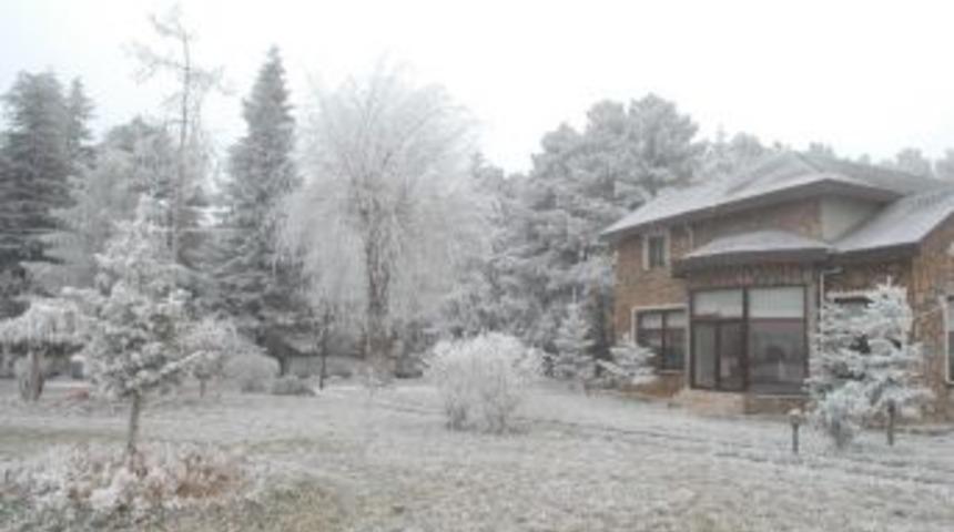 Bolvadin'de Kış Manzaraları B&uuml;y&uuml;l&uuml;yor