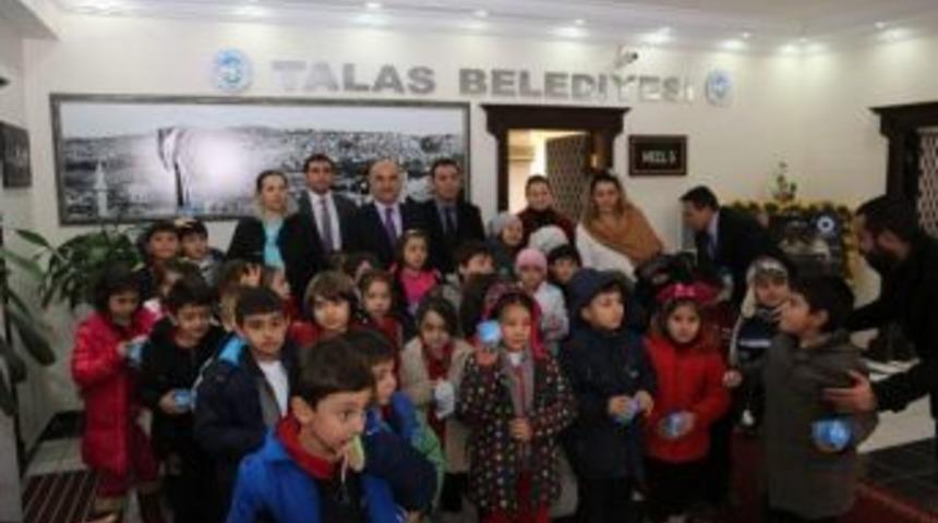 Başkan Yıldırım'a Miniklerden Ziyaret