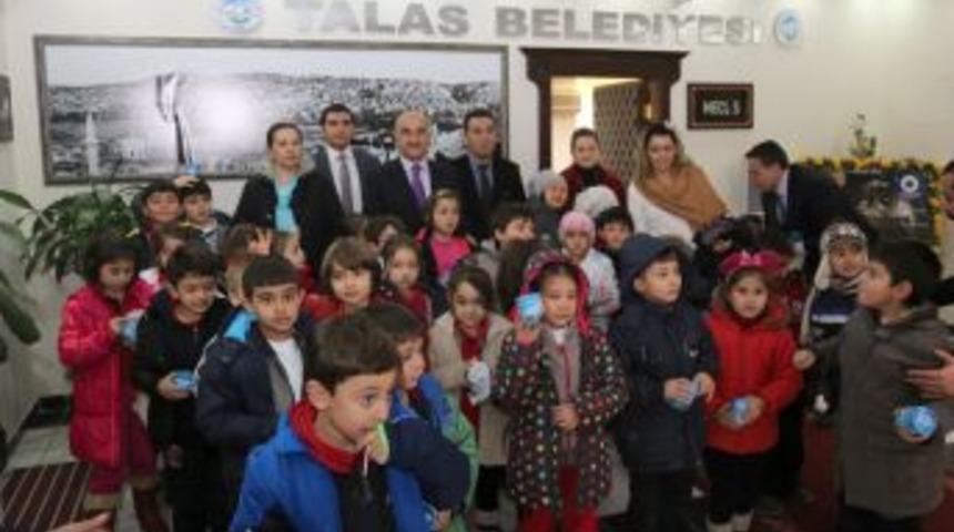 Başkan Yıldırım'a Miniklerden Ziyaret