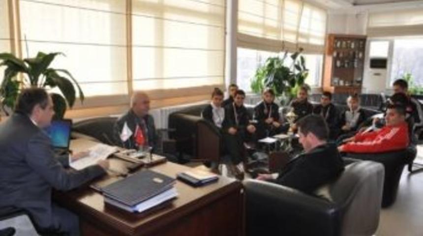 Tekirdağ Belediyesi Judo Takımı Sporcuları Başkan Dalgı&ccedil;'ı Ziyaret Etti