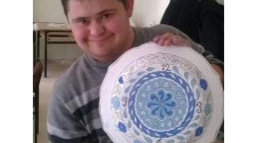 Sorgun&rsquo;da Engelliler Zamanlarını &Ccedil;ini Yaparak Değerlendiriyor