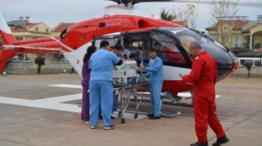 Premat&uuml;re Bebek İ&ccedil;in Ambulans Helikopter Havalandı