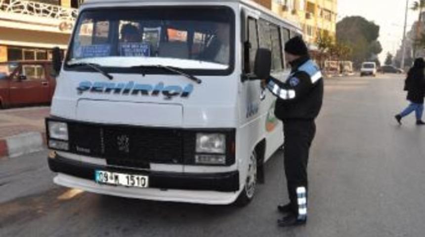 Nazilli'de Şehir İ&ccedil;i Minib&uuml;sleri Denetledi