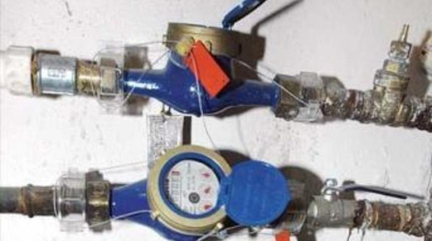 Tavşanlı'da Su Saya&ccedil;ları Dondu